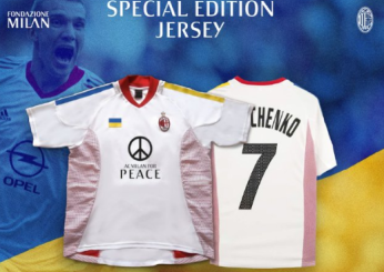 Milan, maglia speciale Shevchenko 7: proventi all’Ucraina. FOTO