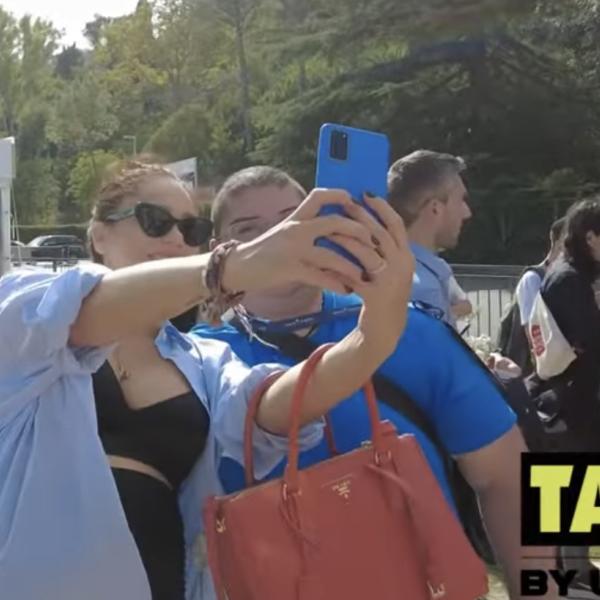 Romina Jr e papà Al Bano insieme al Tennis e Friends dopo l’annuncio della gravidanza | VIDEO ESCLUSIVA