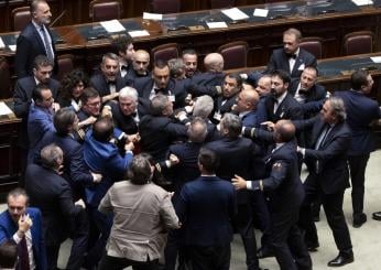 Rissa in Parlamento, la condanna del Presidente Mattarella: “Scena indecorosa”