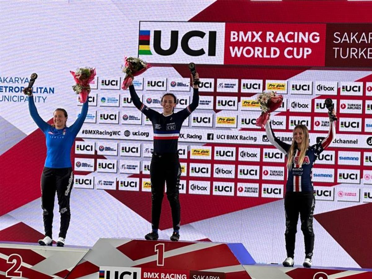 Coppa del mondo BMX, secondo posto per Francesca Cingolani in Turchia