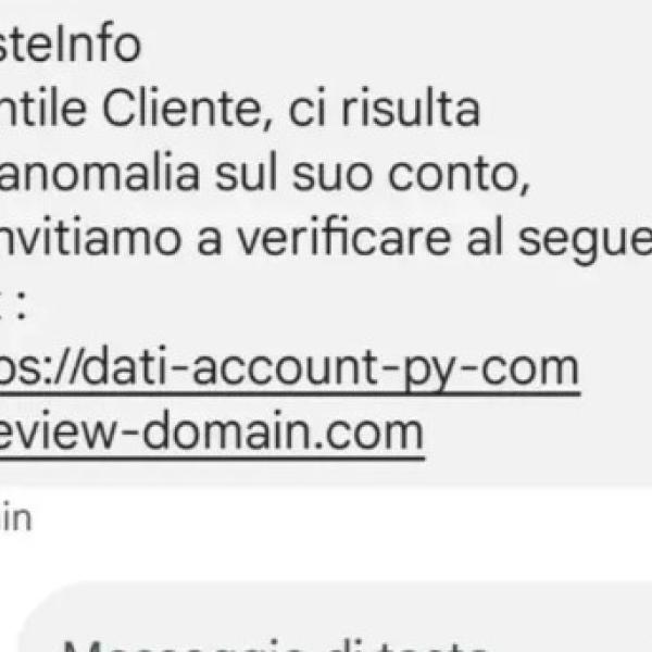 Cosa sono i messaggi da PosteInfo? Ecco come funziona la truffa via sms