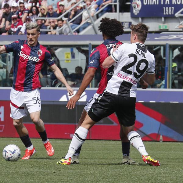 L’Udinese blocca il Bologna: al Dall’Ara termina 1-1. Cronaca e tabellino