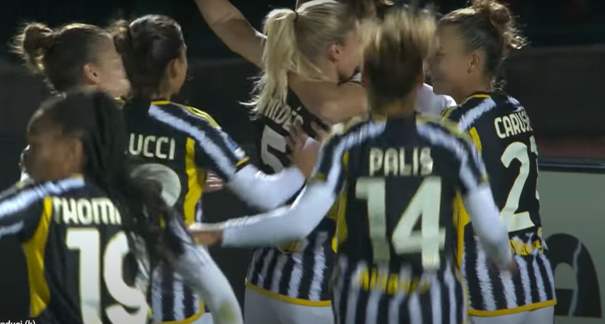 Serie A femminile A Biella manita bianconera: Juventus women-Inter 5-0