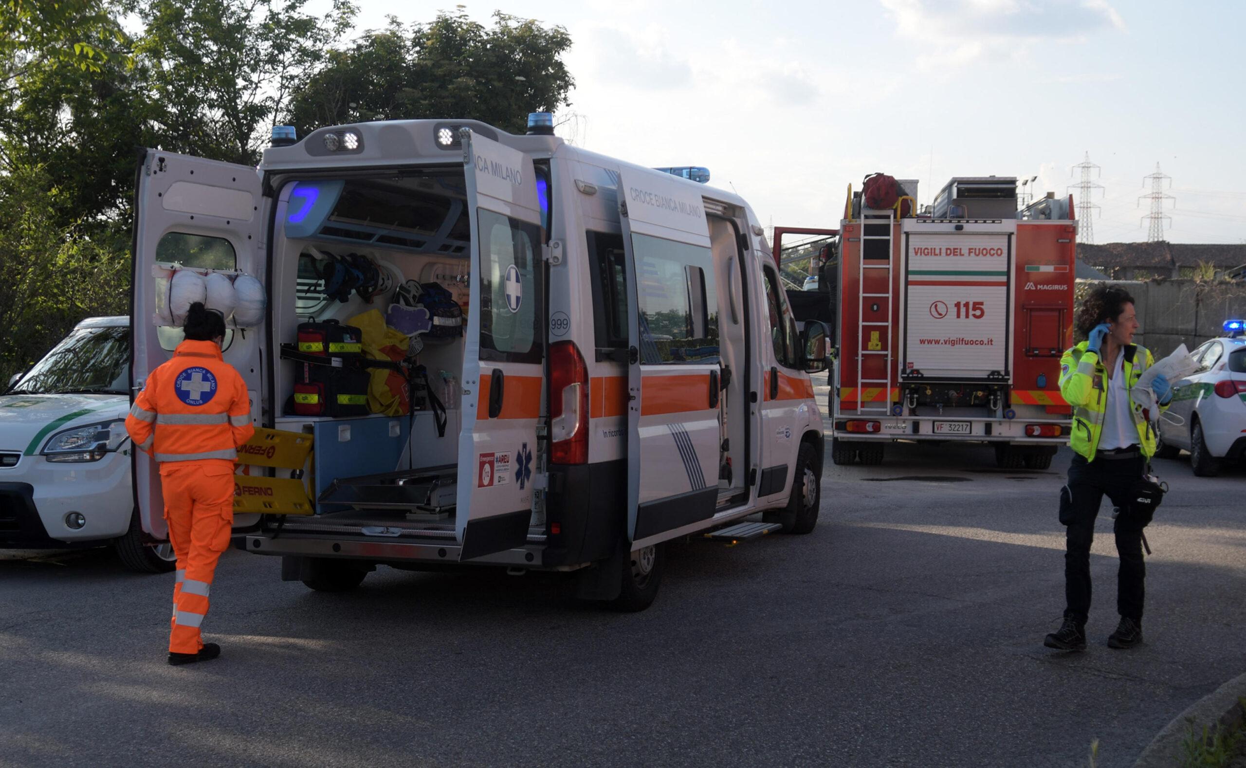 San Giuliano milanese, detenuto ruba un furgone e investe un ciclista di 78 anni