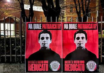 CasaPound, i manifesti shock con la faccia di Filippo Turetta: “Questo è il vostro uomo rieducato”