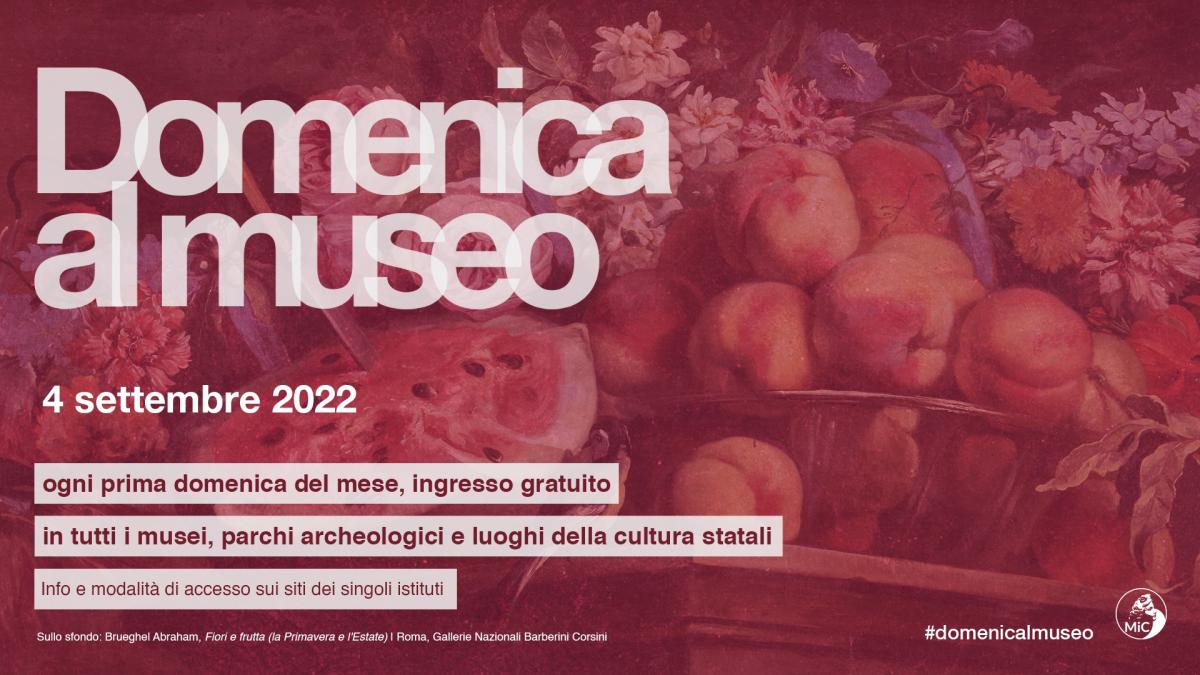 Cultura, domenica ingresso gratuito nei musei statali 