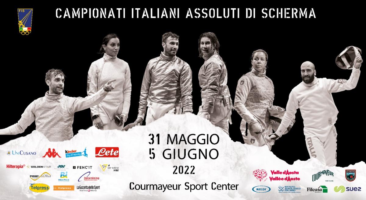 Scherma, ecco i Campionati Assoluti a Courmayeur