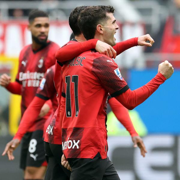 Milan, fattore Pulisic: l’americano manda al tappeto l’Empoli e raggiunge quota dieci gol in stagione