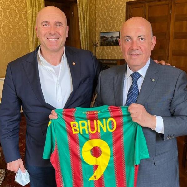 Ternana, incontro tra il presidente Bandecchi e il prefetto di Terni Bruno