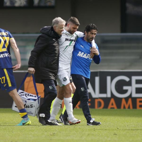 Berardi quando torna? Confermata la lesione: i tempi di recupero