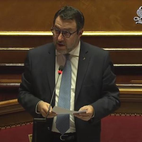 Ponte sullo Stretto, Salvini in Senato suona la carica: “Occupazione e ricchezza per tutto il Paese”