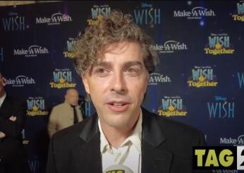 Michele Riondino intervista red carpet Wish: “Sogniamo la pace, per…