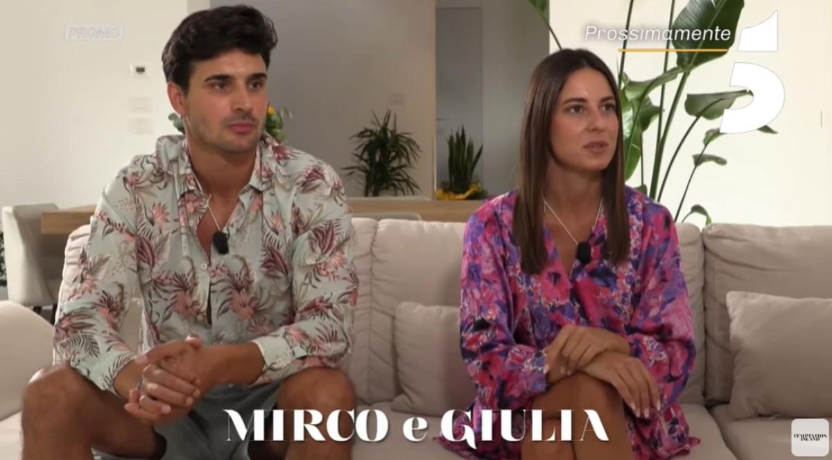 “Temptation Island”, Mirco a Giulia: “In questo momento mi sento molto lontano da lei. Avrei voluto stare altrove insieme a lei con un figlio”