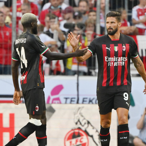 Marsiglia-Milan 0-2: rossoneri in forma campionato, reti di Messias e Giroud