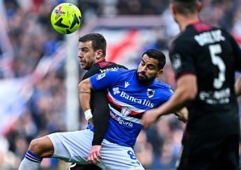 Sampdoria-Salernitana 0-0, pareggio a reti bianche al Ferraris