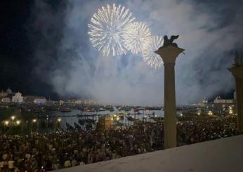 Festa del Redentore 2022: fuochi d’artificio illuminano Venezia