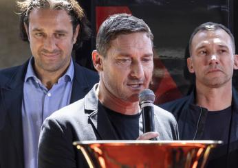 Coppa Italia, Totti “Sarei contento se vincesse la Fiorentina”