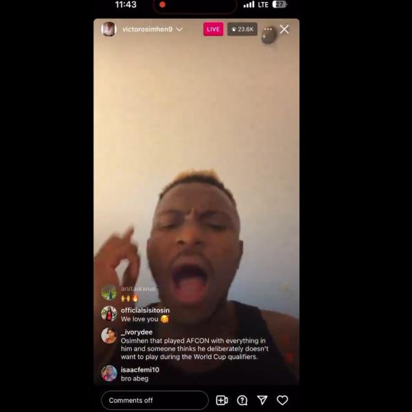 Nigeria, Osimhen è una furia contro il ct della nazionale. Le accuse su Instagram: “E’ un bugiardo, pubblicherò gli screenshot!”| VIDEO