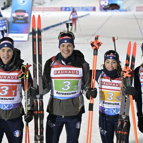 Coppa del Mondo Biathlon, Italia: il quartetto conquista il podio nella staffetta mista