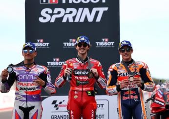 MotoGp, sprint race Portogallo: Pecco Bagnaia vince. Male Enea Bast…