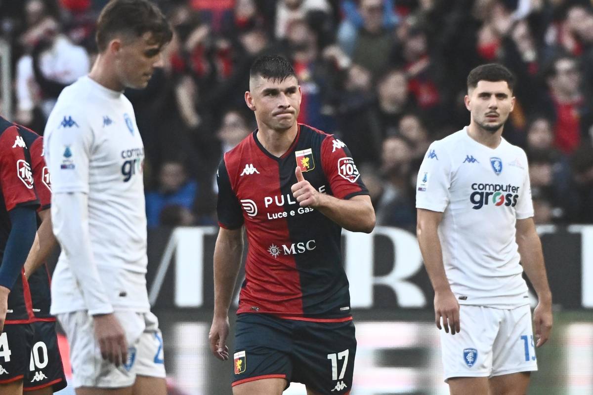 Genoa-Empoli 1-1: Cancellieri risponde a Malinovskyi