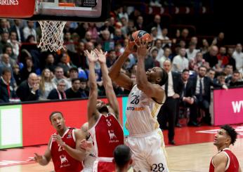 Basket, giornata 20 di Serie A: Tortona vince l’anticipo, Milano sfida Brindisi