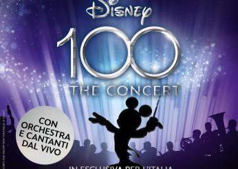 Disney 100 anni, il concerto evento arriva anche in Italia