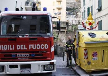 Incendi nella notte a Genova: fiamme al Lagaccio e a Castelletto