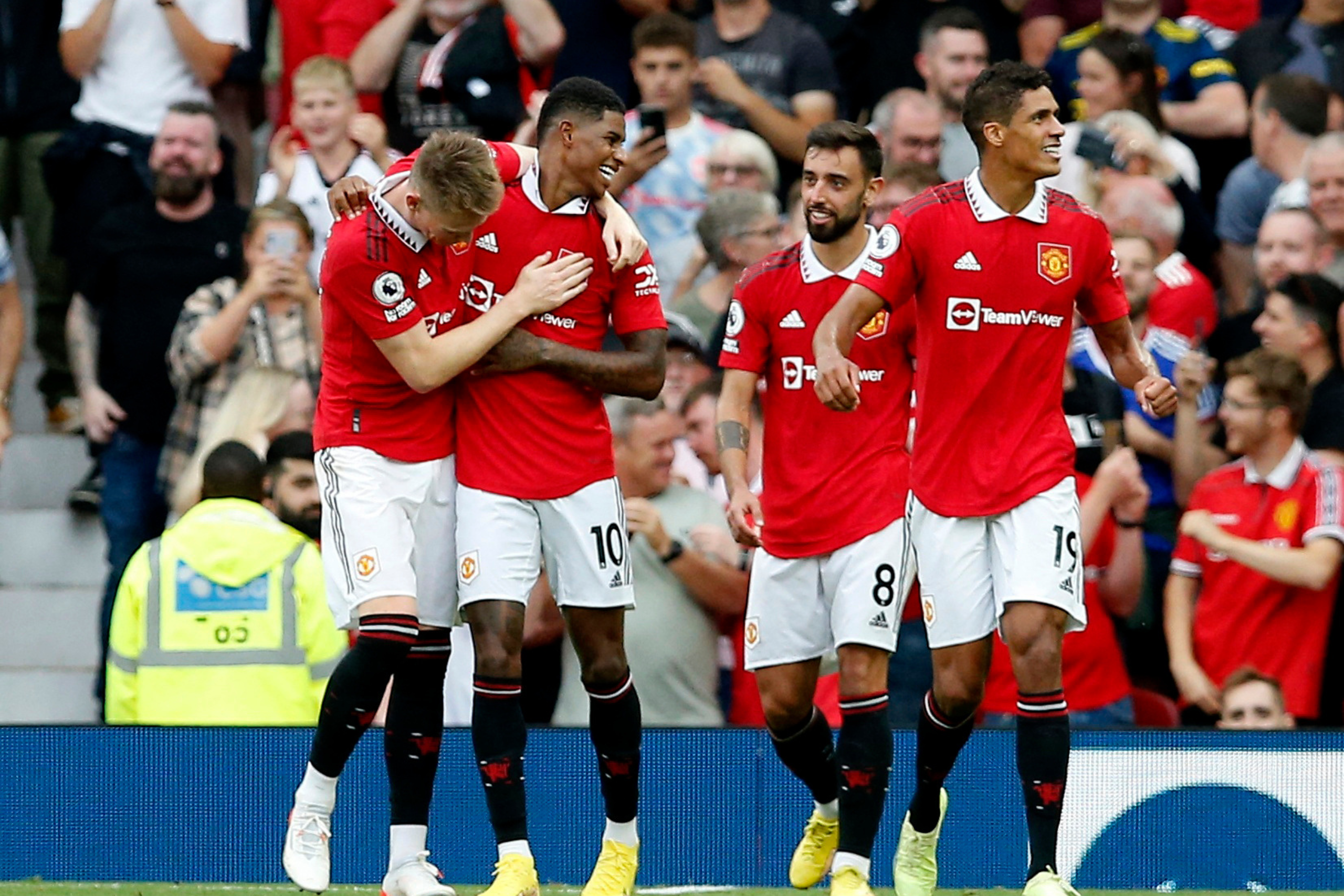 Manchester United-Arsenal 3-1: Antony e Rashford condannano i londinesi alla prima sconfitta