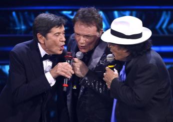 Massimo Ranieri, Albano e Morandi a Sanremo 2023, esibizione da leg…