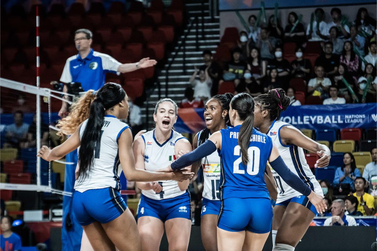 Volley, l’Italia femminile batte la Bulgaria in Nations League