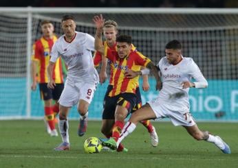 Lecce-Roma 1-1, Dybala risponde all’autogol di Ibanez