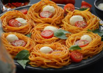 Cestini di spaghetti: la ricetta originale ai sapori mediterranei