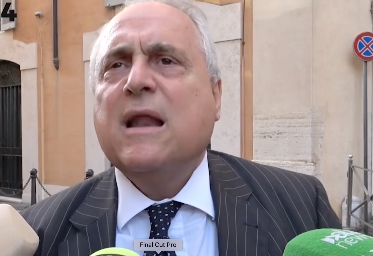 Lotito e quell’emendamento sui reati tributari che salverebbe anche la Roma, lui litiga coi cronisti e dice tutto |VIDEO