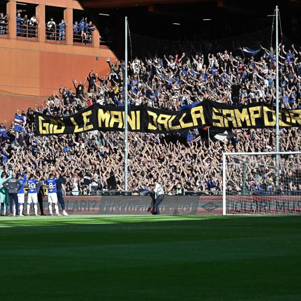 Protesta Sampdoria, giocatori uniti ai tifosi contro la società