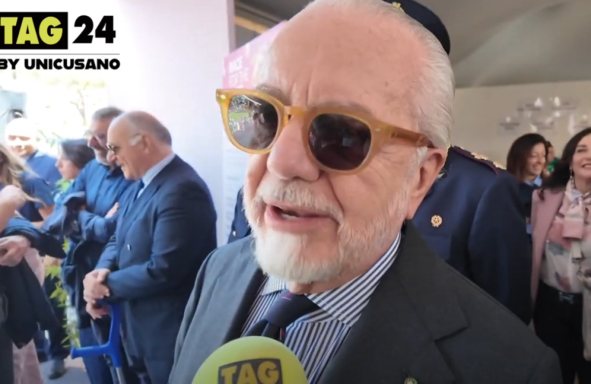 Napoli, De Laurentiis strizza l’occhio a Gasperini: “Grande allenatore”. E su Casini: “Nessuno può sfiduciarlo, è il miglior presidente di Lega” | VIDEO