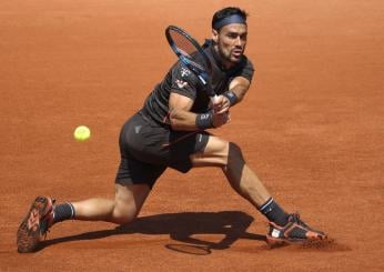 Roland Garros, Fabio Fognini supera Auger-Aliassime in tre set