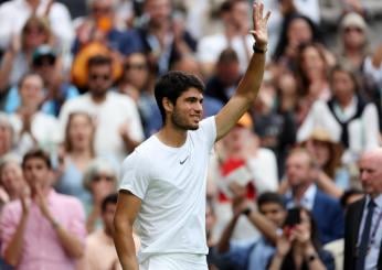 Wimbledon, Carlos Alcaraz fa fuori Holger Rune in 3 set