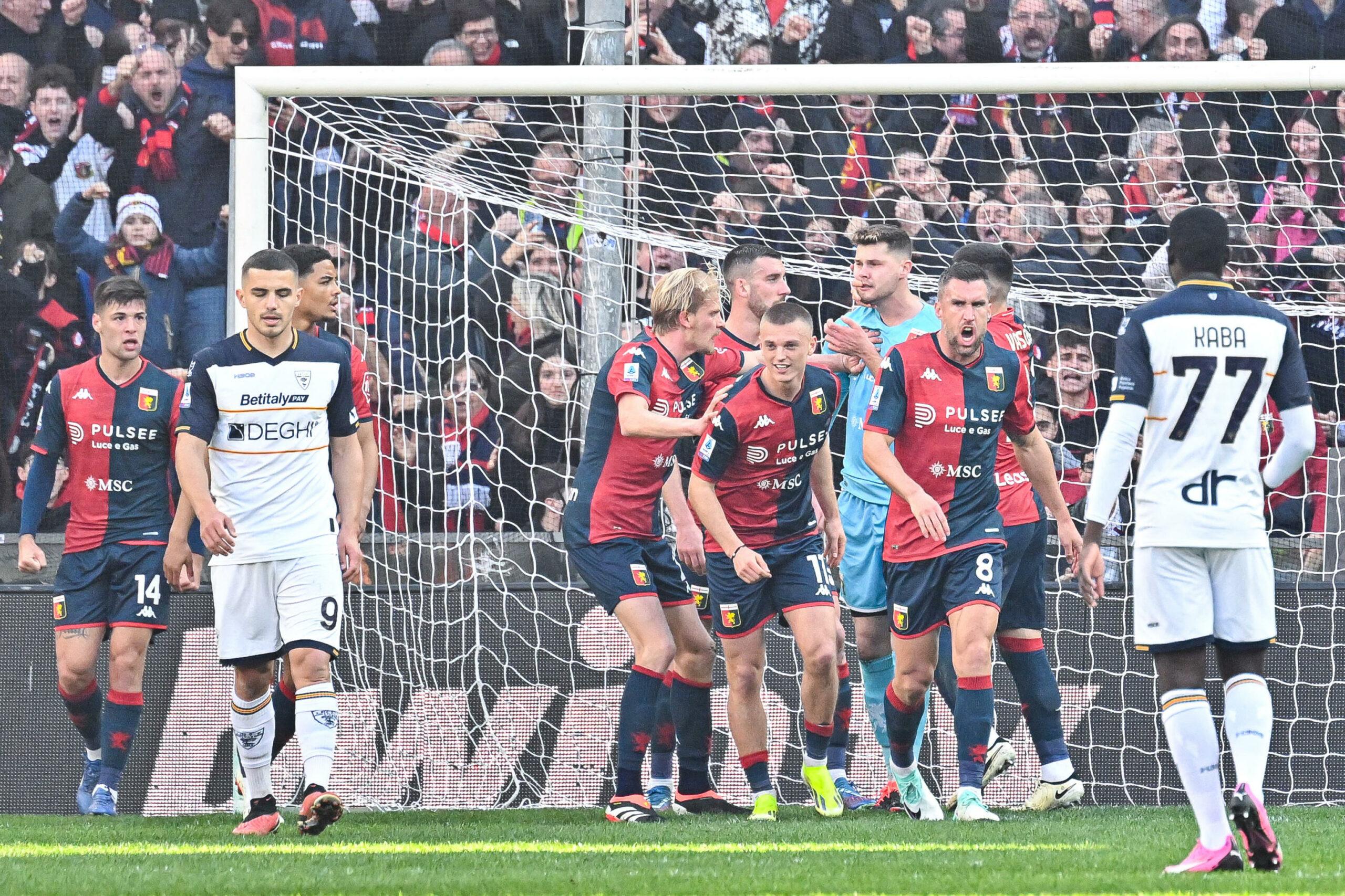 Retegui-Ekuban, remuntada Genoa: 2-1 al Lecce. Cronaca e tabellino