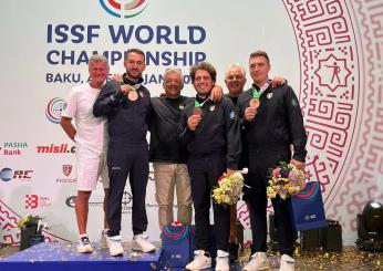 Tiro a volo, l’Italia vince la medaglia di bronzo nello skeet maschile a squadre