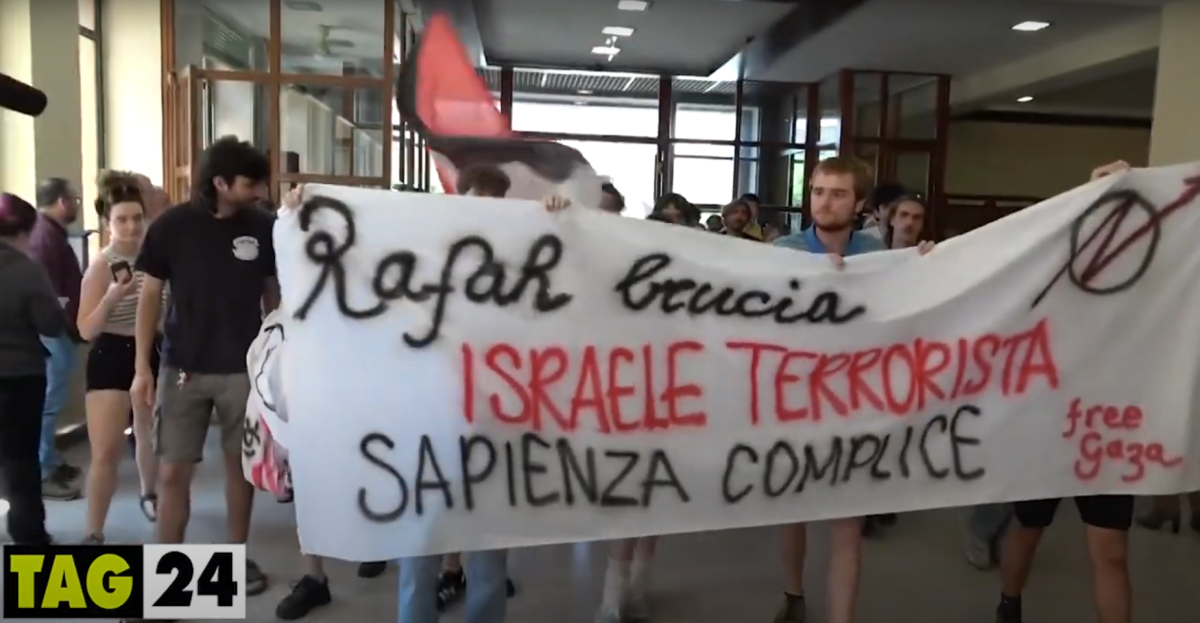 Roma, Presidio All'università Sapienza: Gli Studenti Pro Palestina ...