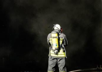 Incendio Castelbaldo, in fiamme un deposito di bins