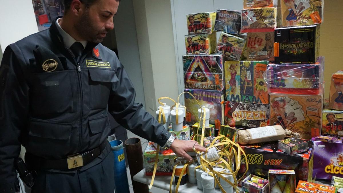 Fuochi d’artificio illegali sequetrati a Catania e Avellino: maxi b…