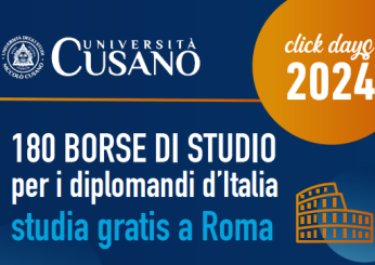 Click Days 2024, tornano le borse di studio gratuite dell’UniCusano: quante sono e come ottenerle?