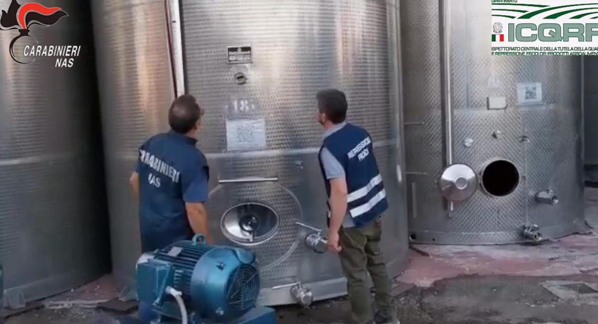 Vendemmia, blitz  dei Nas: maxi sequestro di 300mila litri di vino …