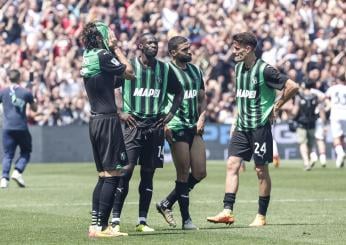 Sassuolo, arriva la retrocessione: i neroverdi tornano in Serie B dopo undici anni