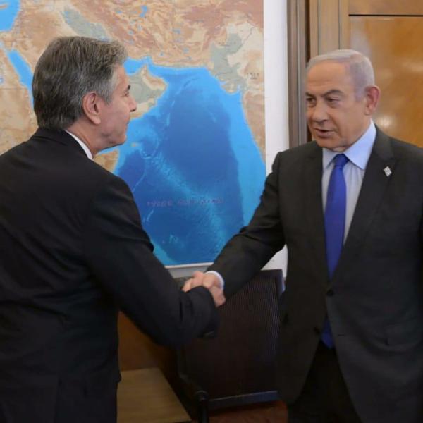 Blinken incontra Netanyahu a Israele: “L’obiettivo è proteggere i civili a Gaza”