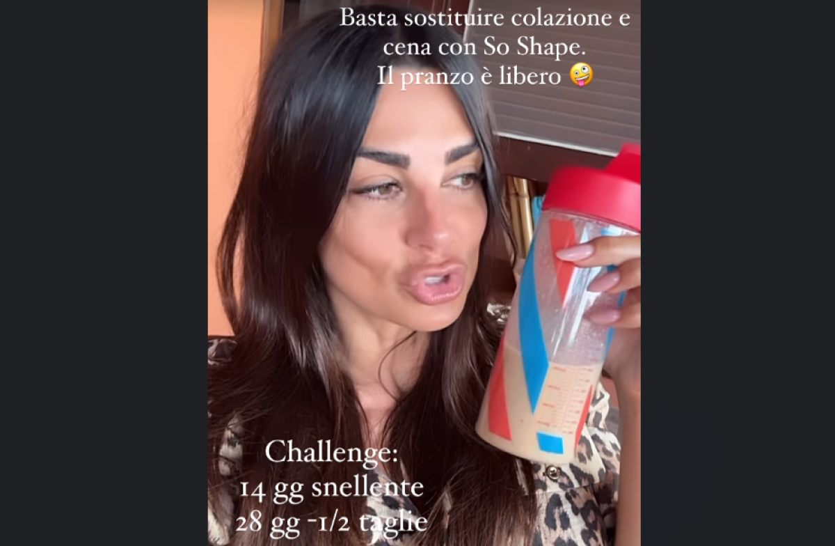 SoShape e gli altri pasti sostitutivi sponsorizzati degli influencer sui social, la nutrizionista Picardi: “Non hanno le competenze per consigliare diete: con la salute non si scherza”