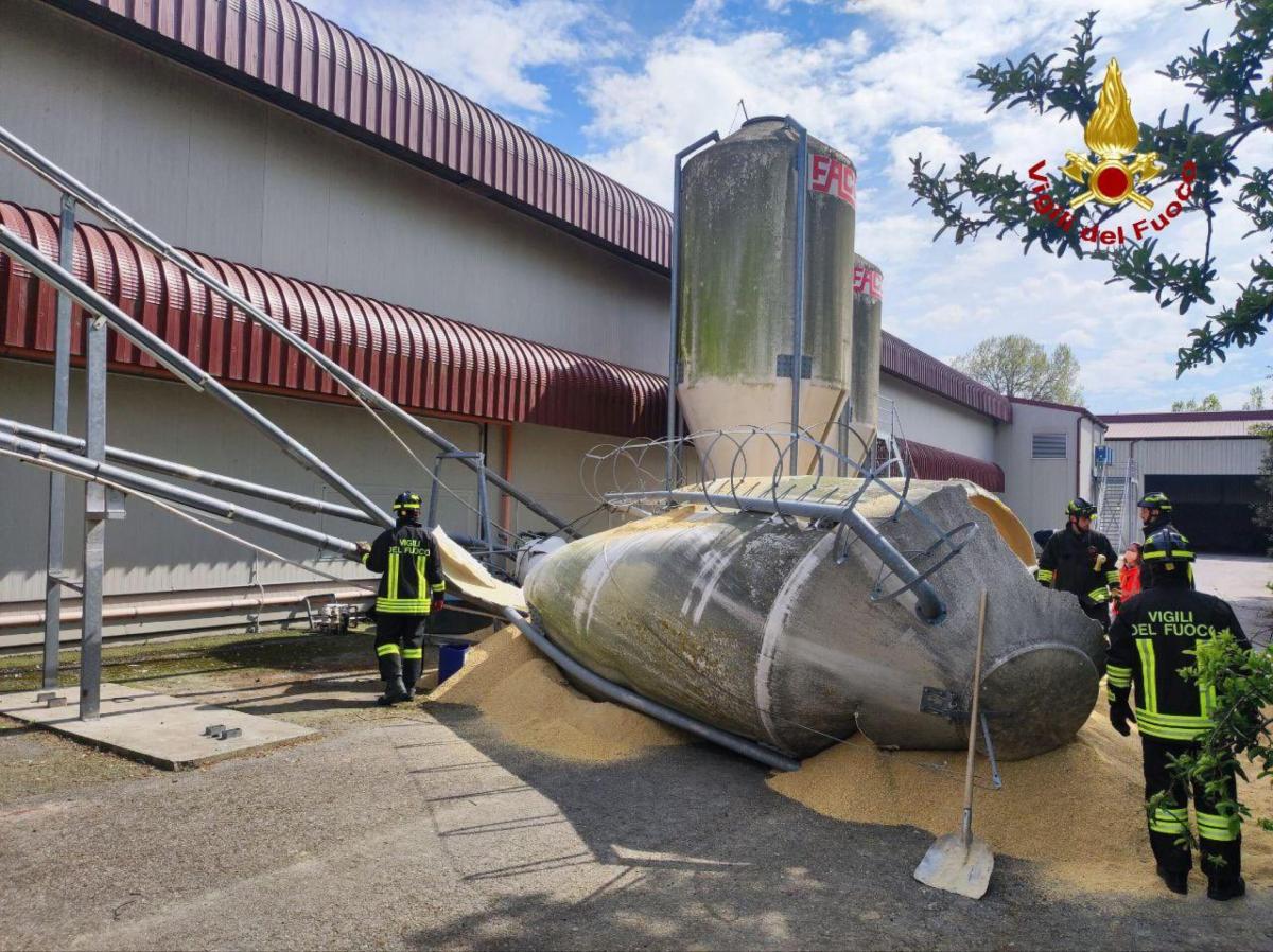 Tragedia a Forlì: un silos crolla e uccide tre fratelli