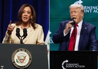 Elezioni Usa 2024, Harris in vantaggio su Trump di tre punti: la vicepresidente raggiunge il 50%